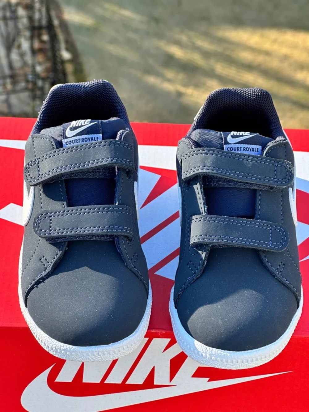 Nike Court Royale TDV Toddler Low Casual Sneaker (Navy White) Size 8C NEW